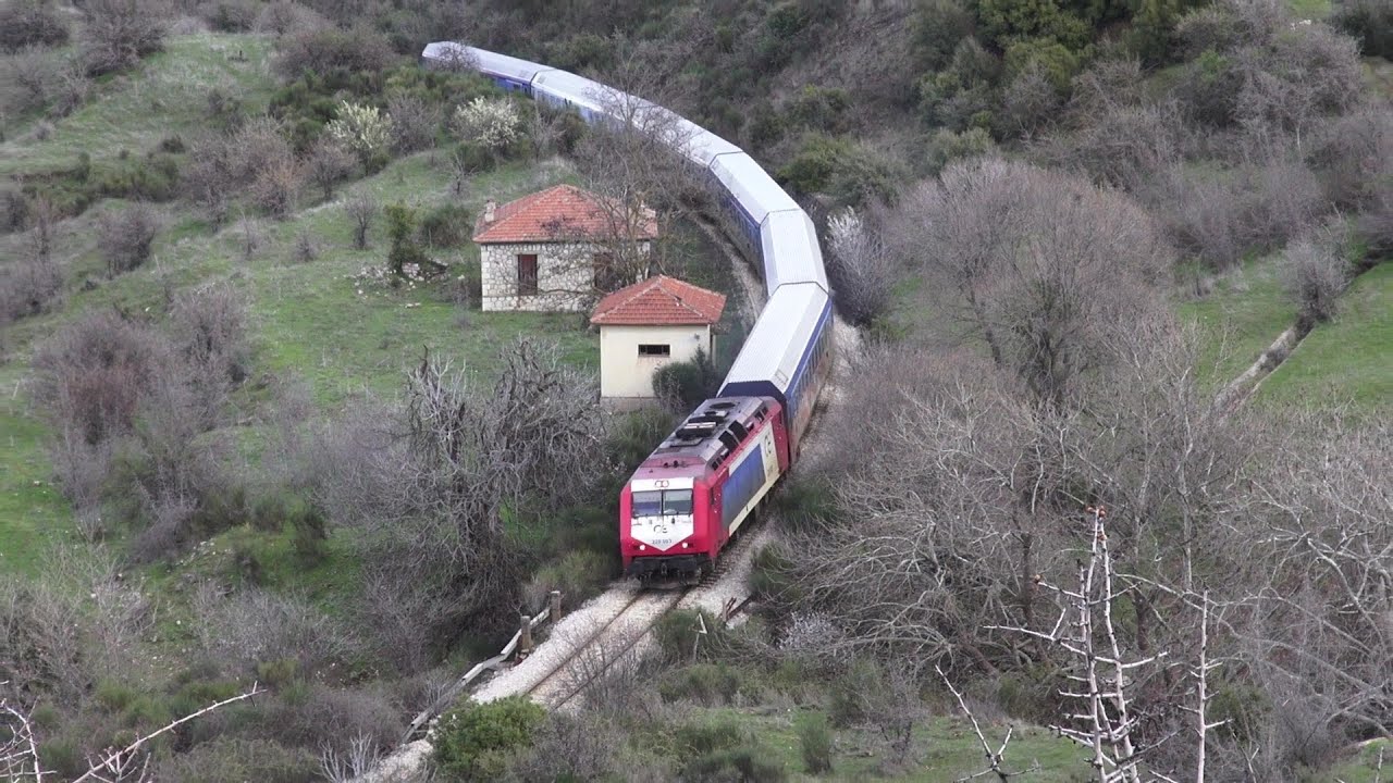 Trains on the Mountains, Main Line Lianokladi-Domokos.(02/03/2014)