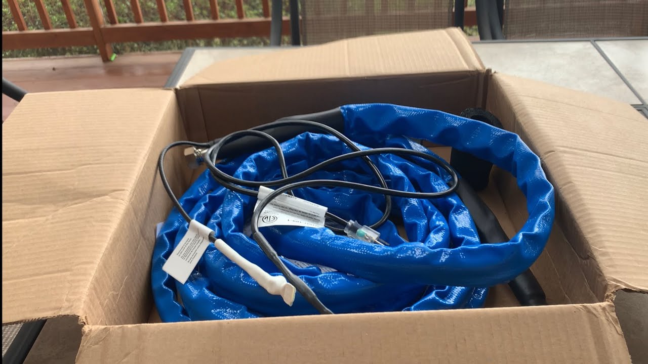 Camco Heated Water Hose for COLD Weather camping! RV/Camper
