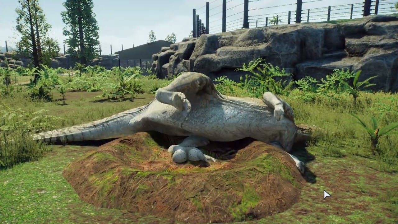 Parasaurolophus Nesting Showcase | Prehistoric Kingdom