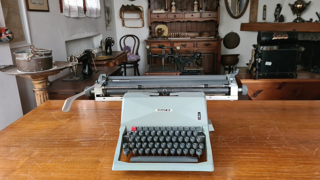 Olivetti Diaspron 82 1963 года, как она работает и почему она так называется (Видео № 170)