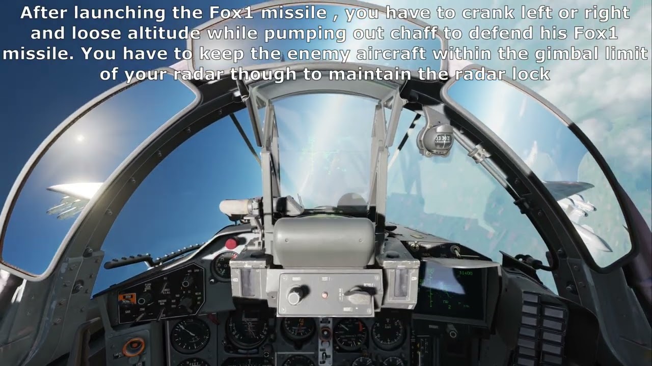 DCS Full Fidelity Mig29 BVR Fox 1 and BFM example