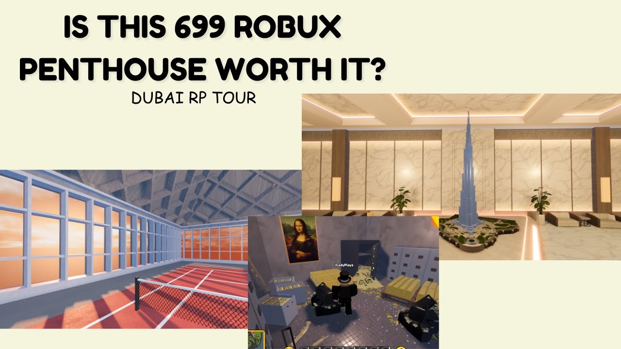 Is This 699 ROBUX Burj Khalifa Penthouse Worth It? (Dubai RP)