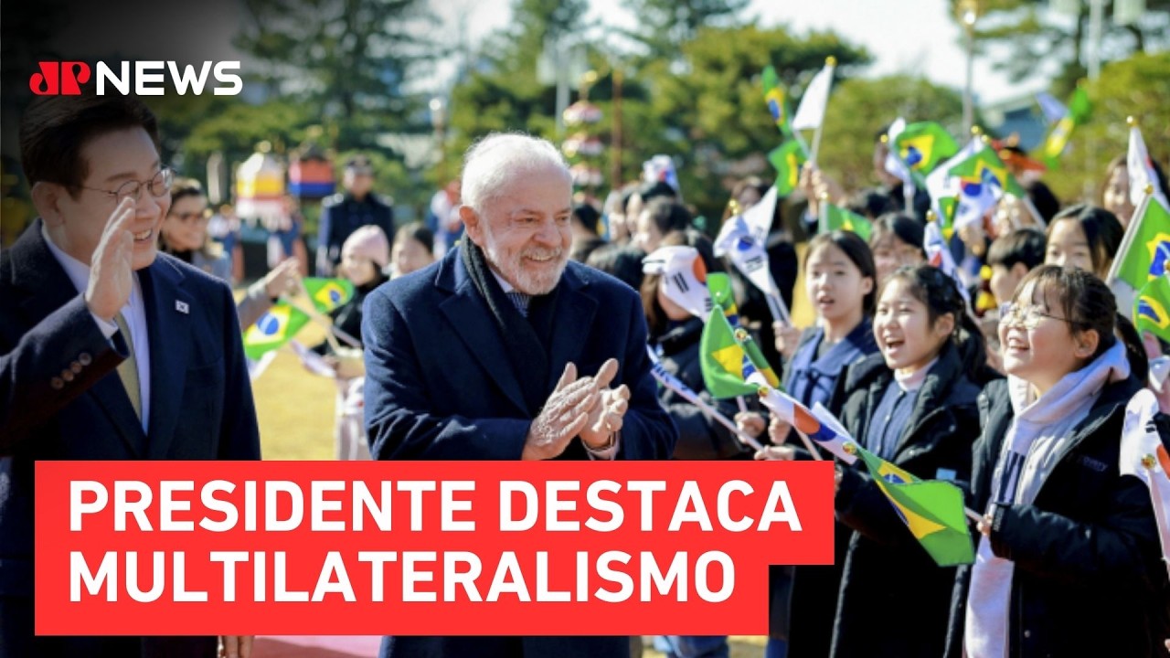 Lula mira em venda de carna à Coreia do Sul e anuncia novos acordos comerciais | TEMPO REAL
