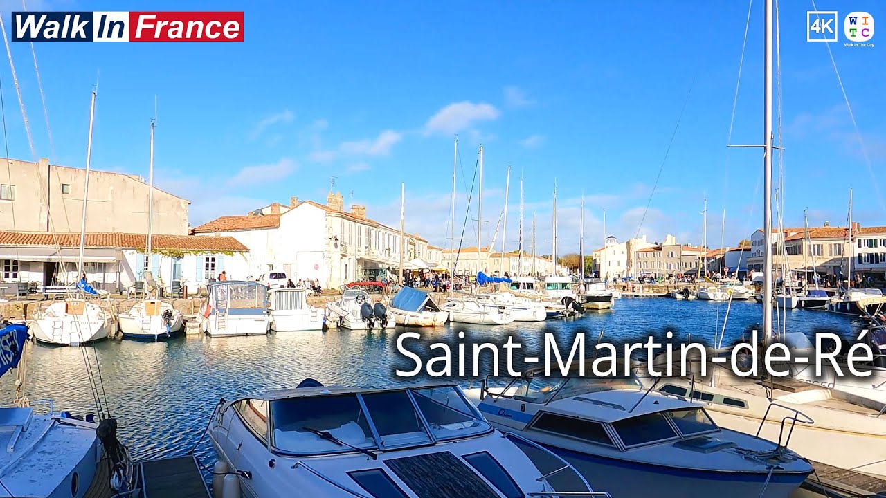 Saint-Martin-de-R&eacute; (4K) | France Walking Tour