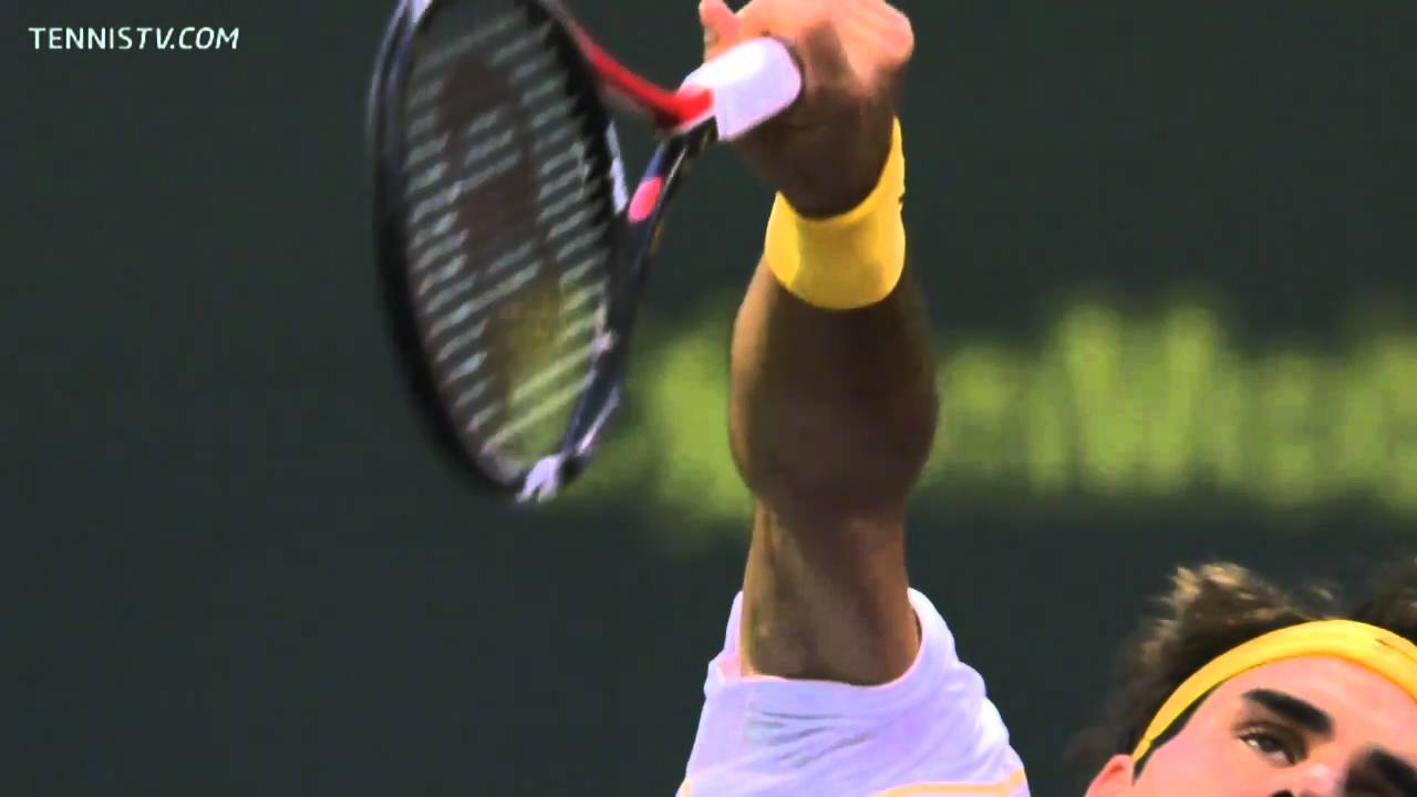 Roger Federer - Slow Motion  Doha 2011 [HD]