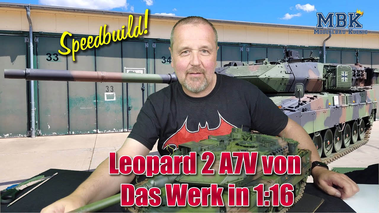 MBK baut #010 - 1:16 Leopard 2 A7V (Das Werk 16024)