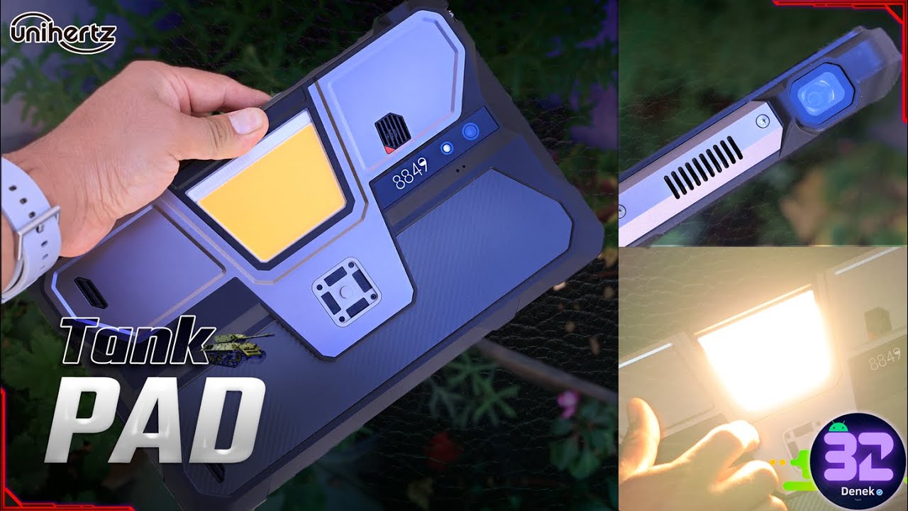 8849 TANK Pad Review: Tablet con PROYECTOR Resistente y POTENTE!