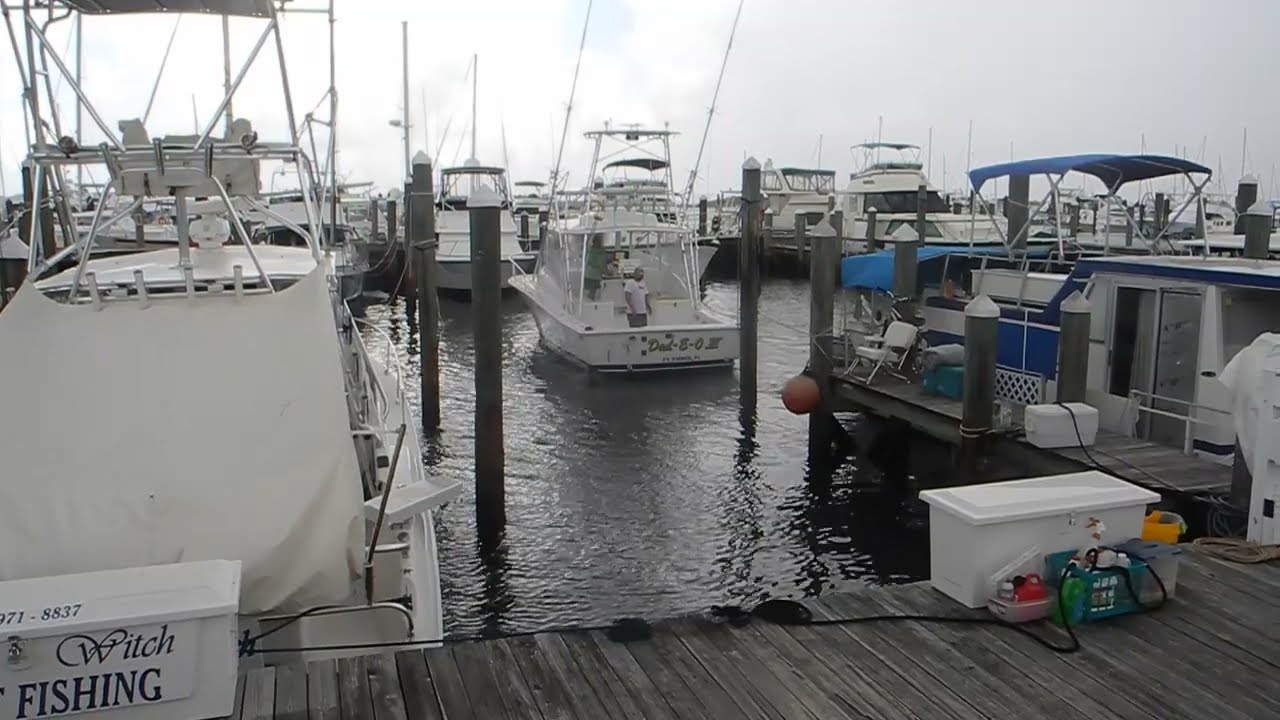 Luhrs docks in Fort Pierce City Marina