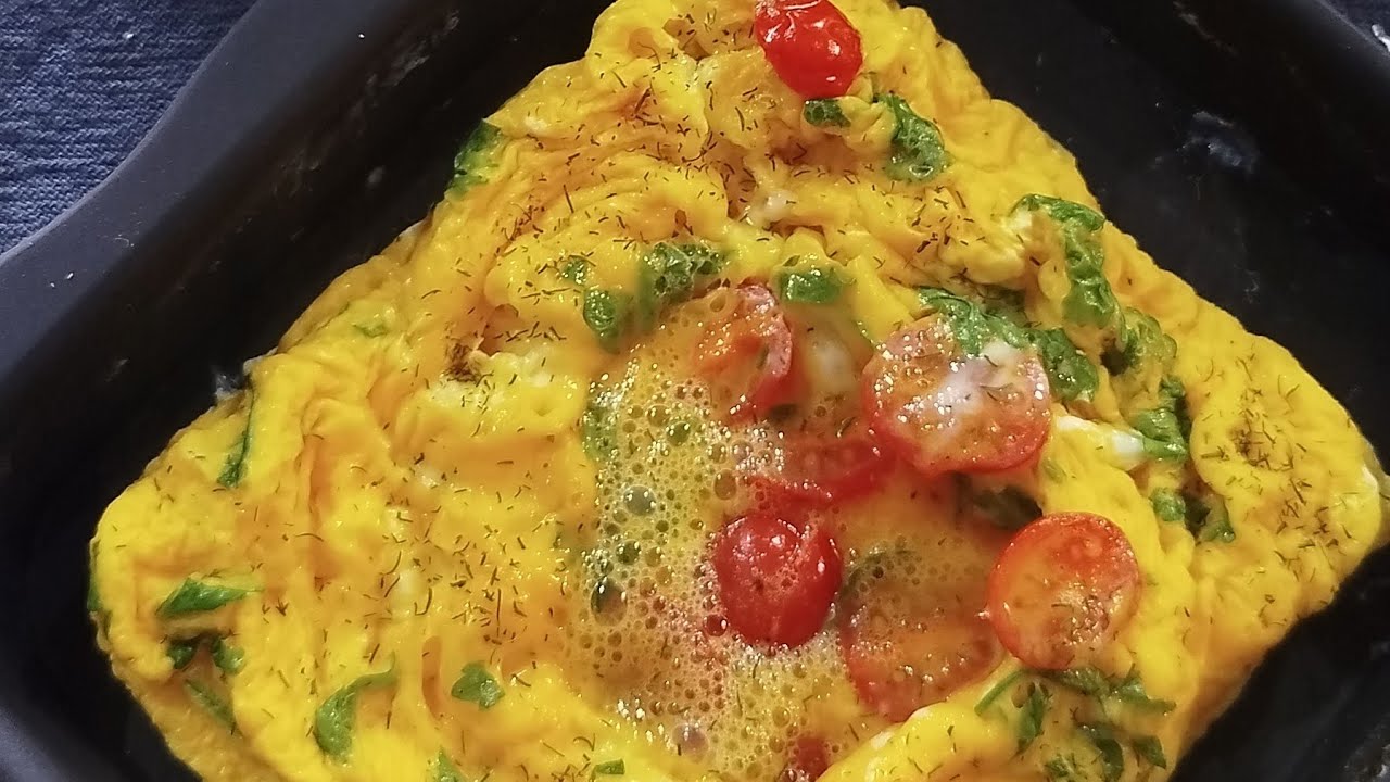 Omelete no microondas