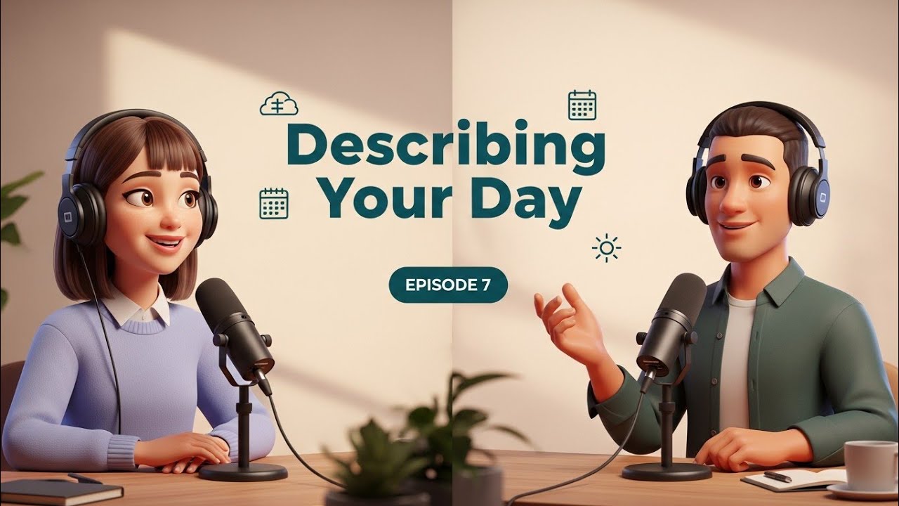 How to Describe Your Day in English ☀️ | Talk English World Podcast EP 7