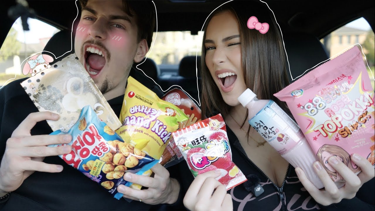 TRYING ASIAN SNACKS + ANSWERING COUPLE RELATED QUESTIONS