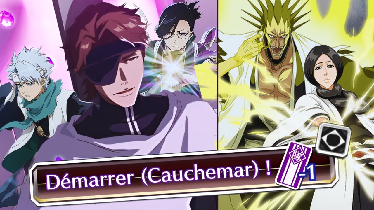 AIZEN DU NOUVEL AN VS LA QDG CAUCHEMAR CAPITAINE (Bleach Brave Souls)