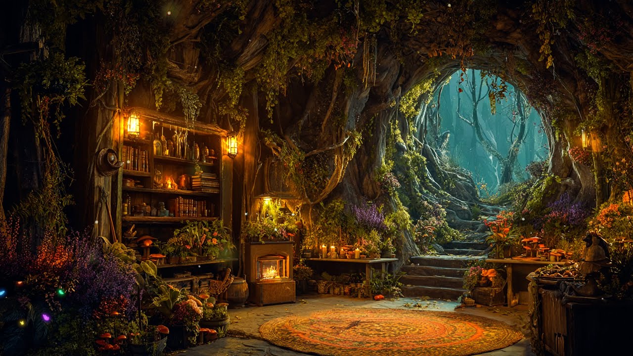 Gateway to the Hobbit House 🧚 Enchanted Forest Music & Calm Ambience ✨Dreamy & Creativity