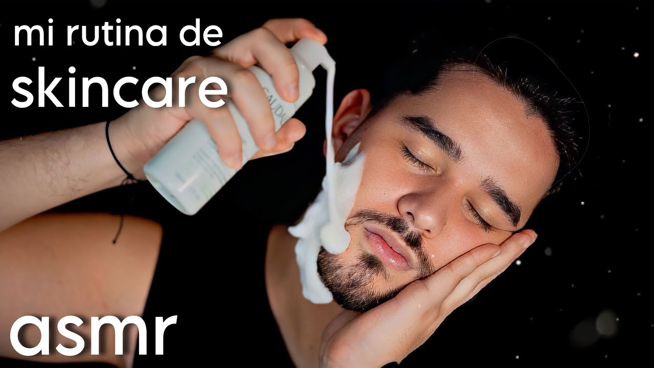 ASMR MI RUTINA DE SKINCARE (para descansar y dormir profundamente)