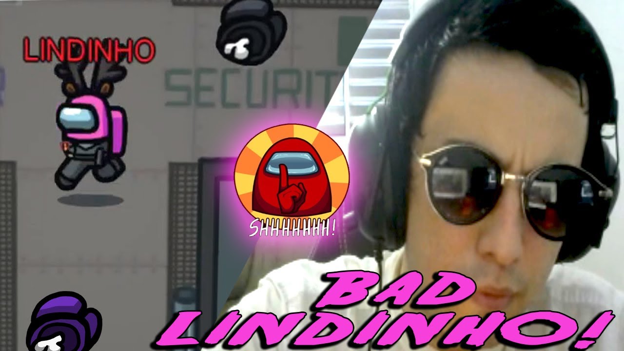 LINDINHO DEU UMA AULA DE IMPOSTOR NO AMONG US! A MELHOR PARTIDA DELE!