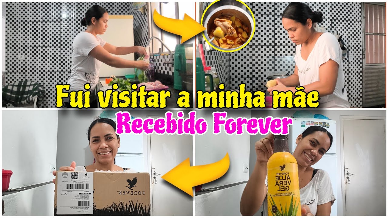 RECEBIDO DA FOREVER - Aloe vera Gel | FUI VISITAR MINHA MÃE 🥰