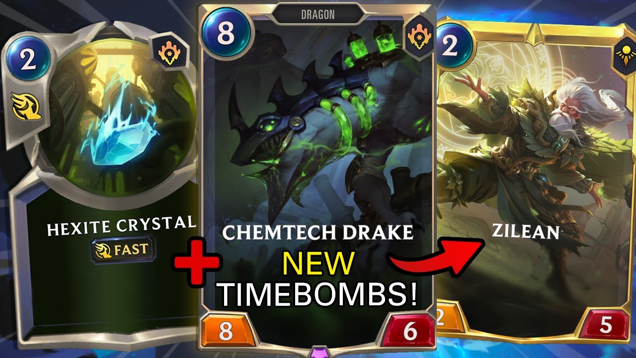 This Deck is EVERYTHING! Chemtech Drake makes Timebomb Printer AMAZING! - Legends of Runeterra