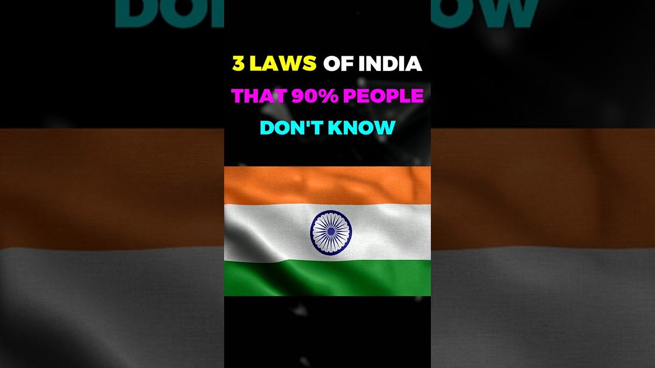 3 Laws of India that 90% people don't know 😳| 3 Laws of India that 90% people don't know 😍 #short...