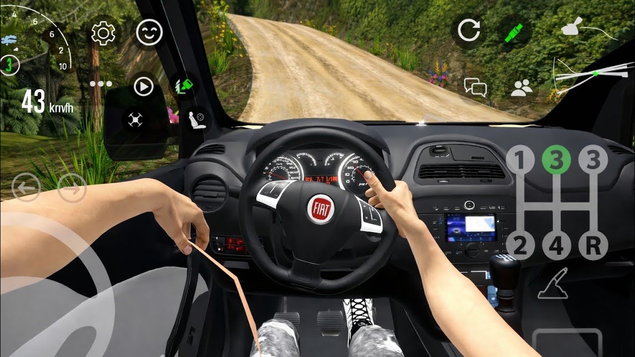 New Etiket Online: Multiplayer - Fiat Doblo Realistic Evening POV Driving | New Mobile Game...#vrial