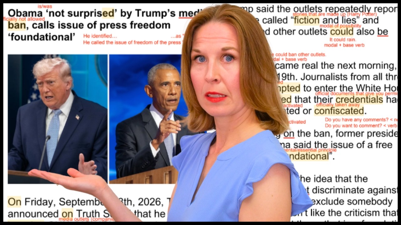 Obama vs Trump | Learn English with the News