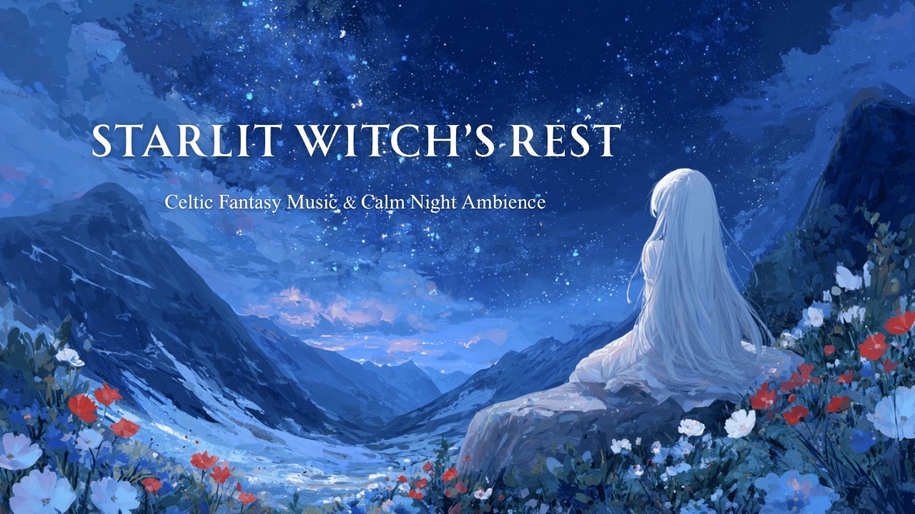 Starlit Witch’s Rest | Celtic Fantasy Music & Calm Night Ambience