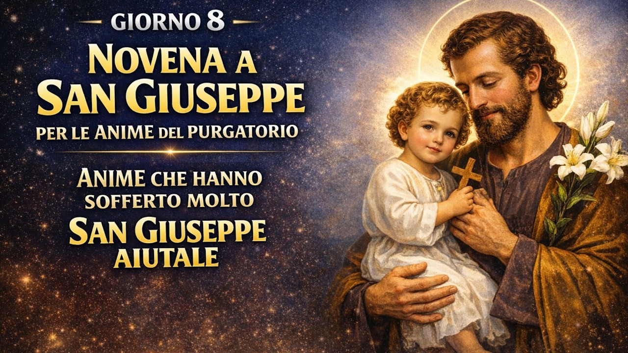 Affidiamo a San Giuseppe chi ha portato croci pesanti: Preghiera di suffragio