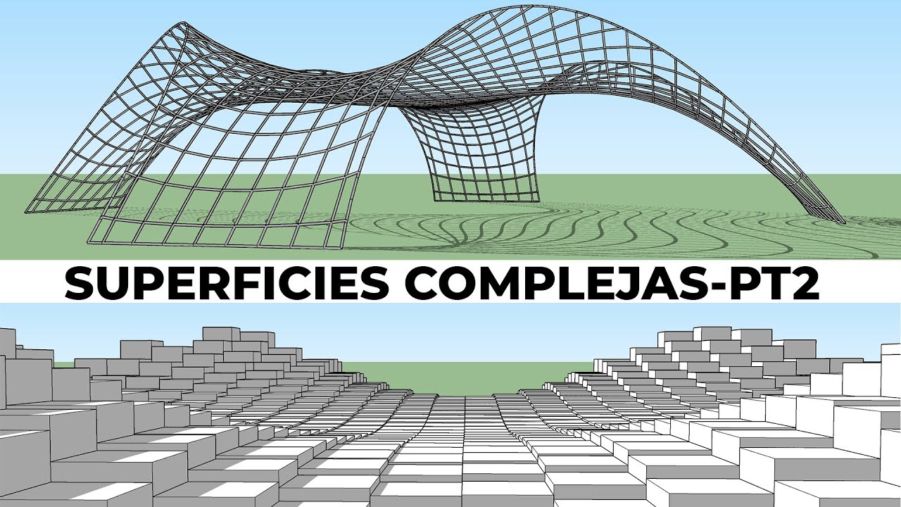 Curso Sketchup - plugin con superficies complejas - Parte 2