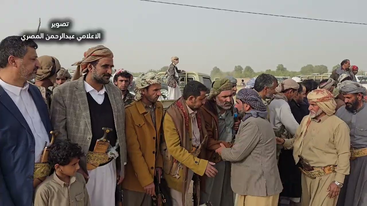 قبائل نهم يقدمون واجب العزاء الى قبائل عبيدة بوفاة الشيخ حمد بن وهيط العبيدي