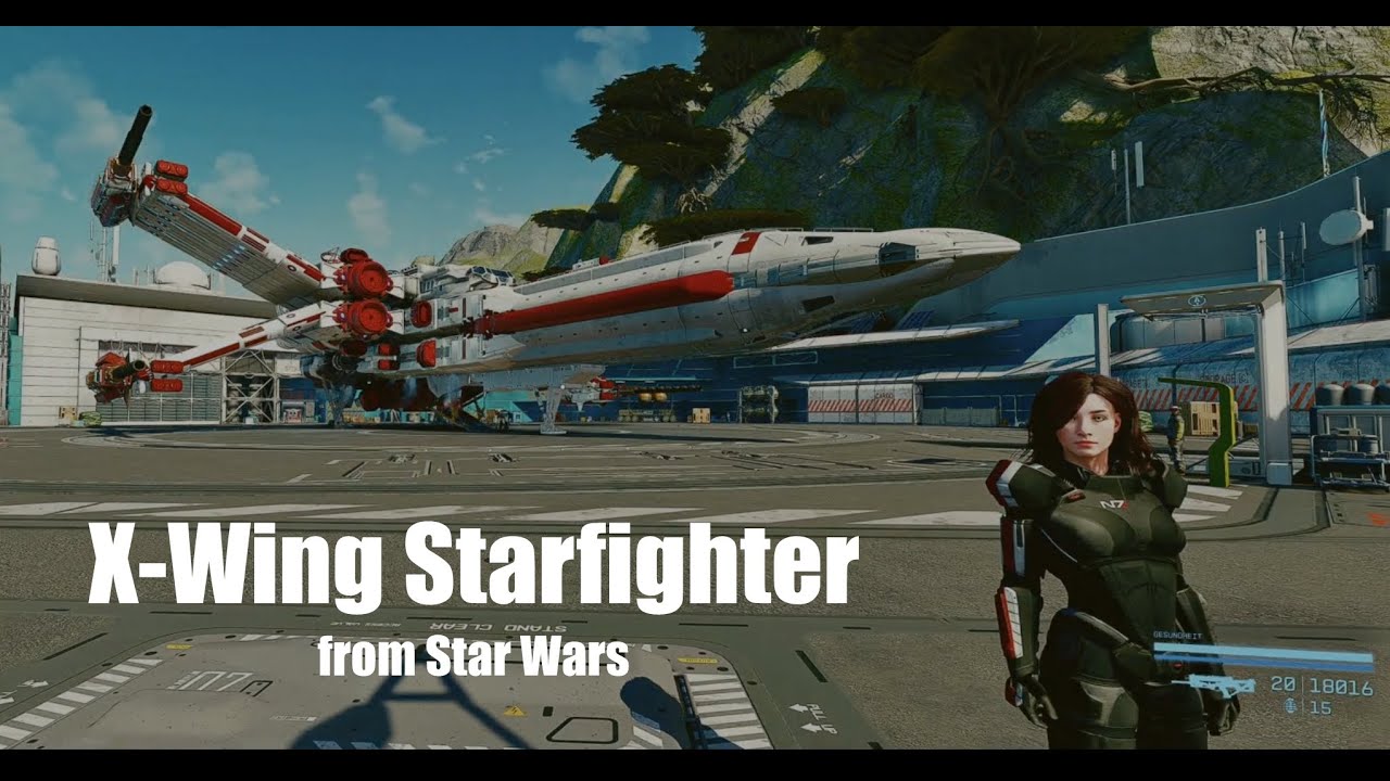 Starfield Beautiful Ships - Star Wars X-Wing Starfighter