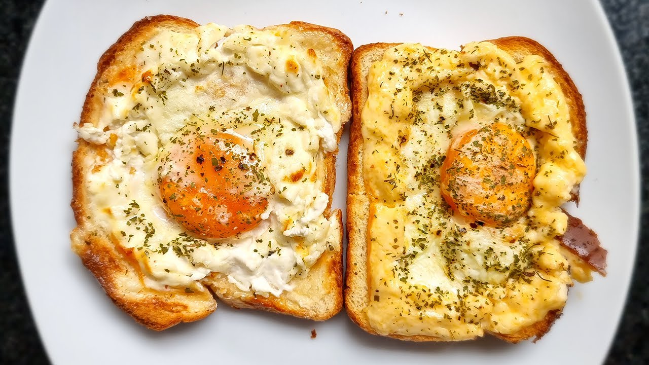 PÃO COM OVO NA AIRFRYER 🍳 Receita fácil e muito gostosa!!