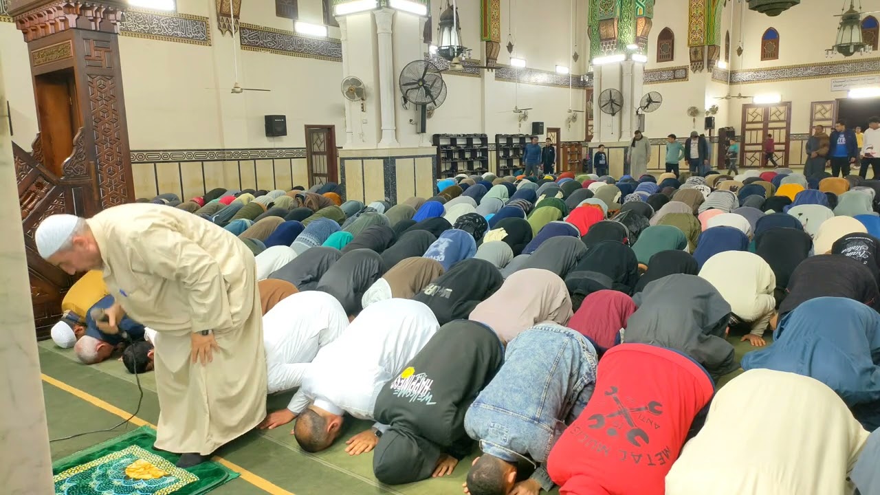 الشيخ صلاح شحاته  صلاة العشاء ليلة (3) رمضان المجمع الاسلامي بمدينة تمي الأمديد