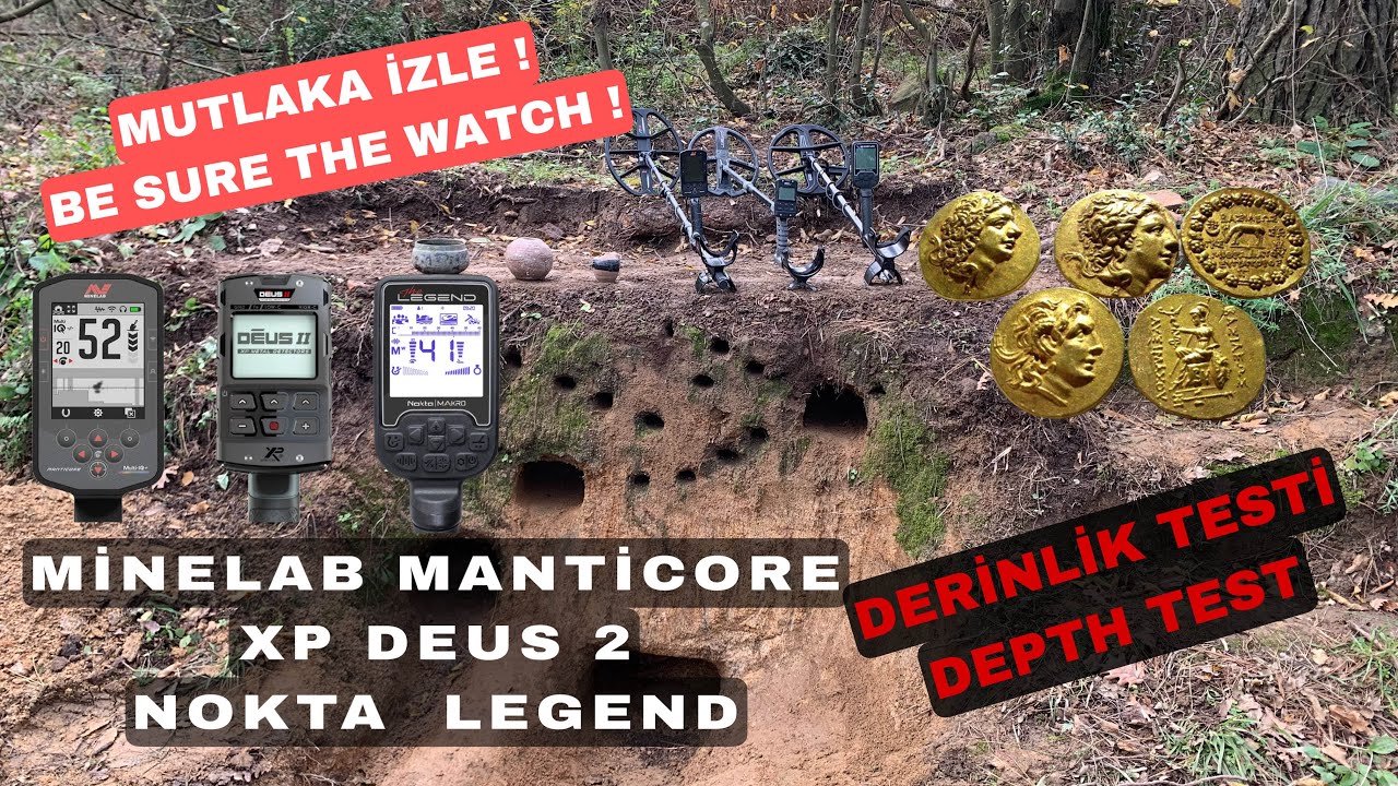 MİNELAB MANTİCORE - XP DEUS 2 - NOKTA THE LEGEND EXTREME TEST