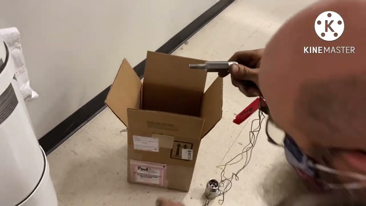 Handling an explosive actuator for inert fire protection systems