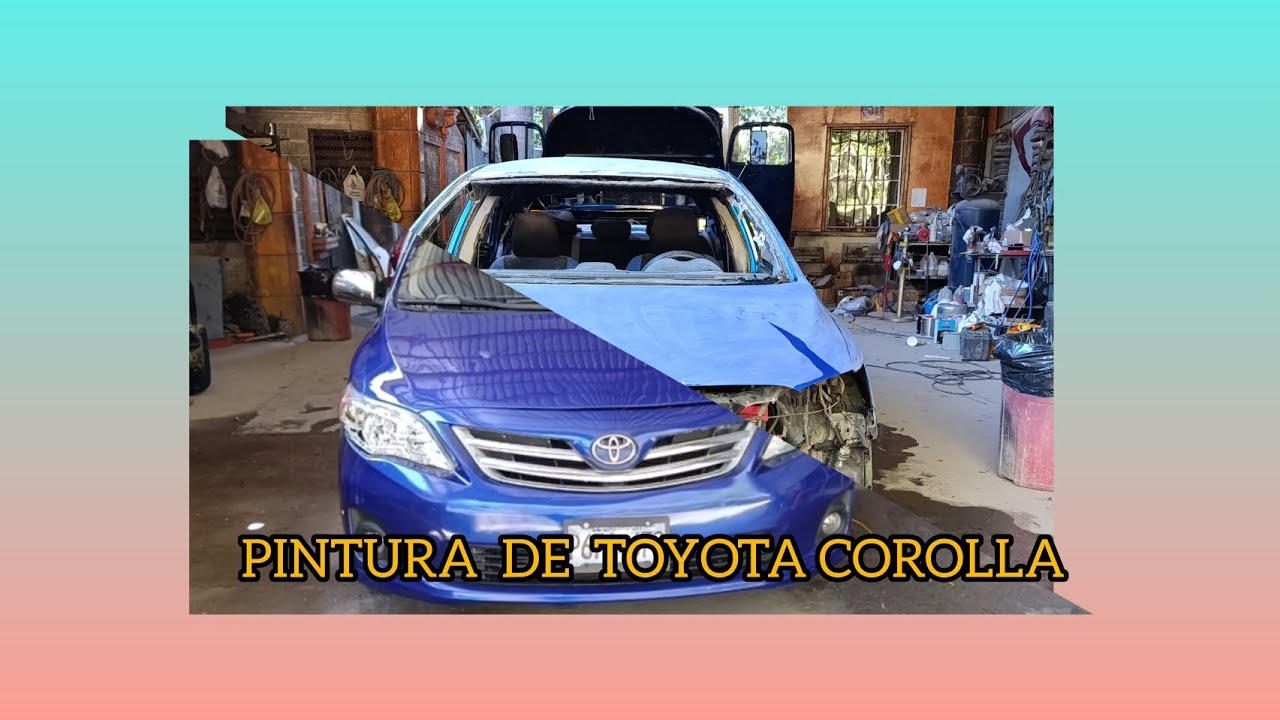 PINTURA DE #TOYOTA #COROLLA  