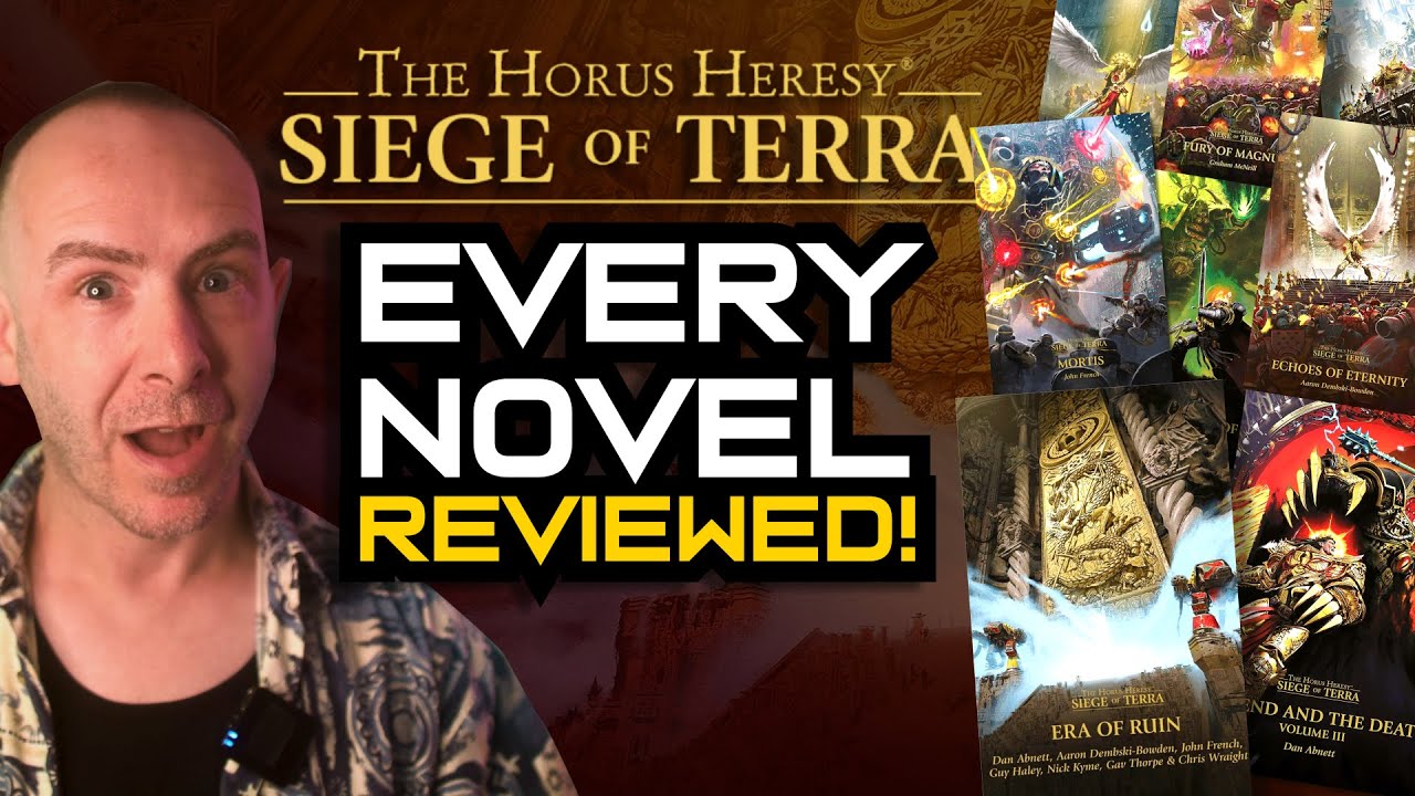 EVERY SIEGE OF TERRA NOVEL REVIEWED in about 25 Minutes! | Warhammer 40,000 Lore