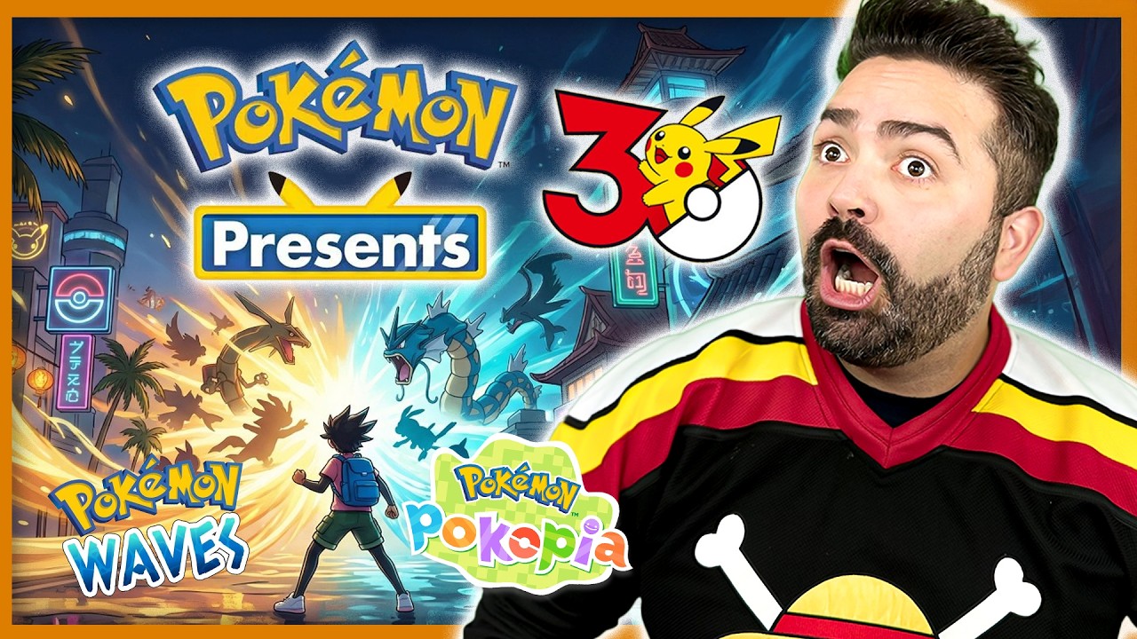 POKÉMON PRESENTS 30 AÑOS: ¡10ª GENERACIÓN! MEGA GARCHOMP Z y ROJO FUEGO EN SWITCH