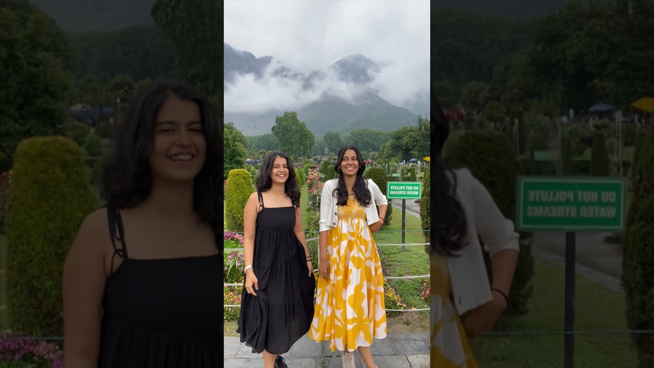Outfits we wore in Kashmir!! 🌺 #shorts #ootd