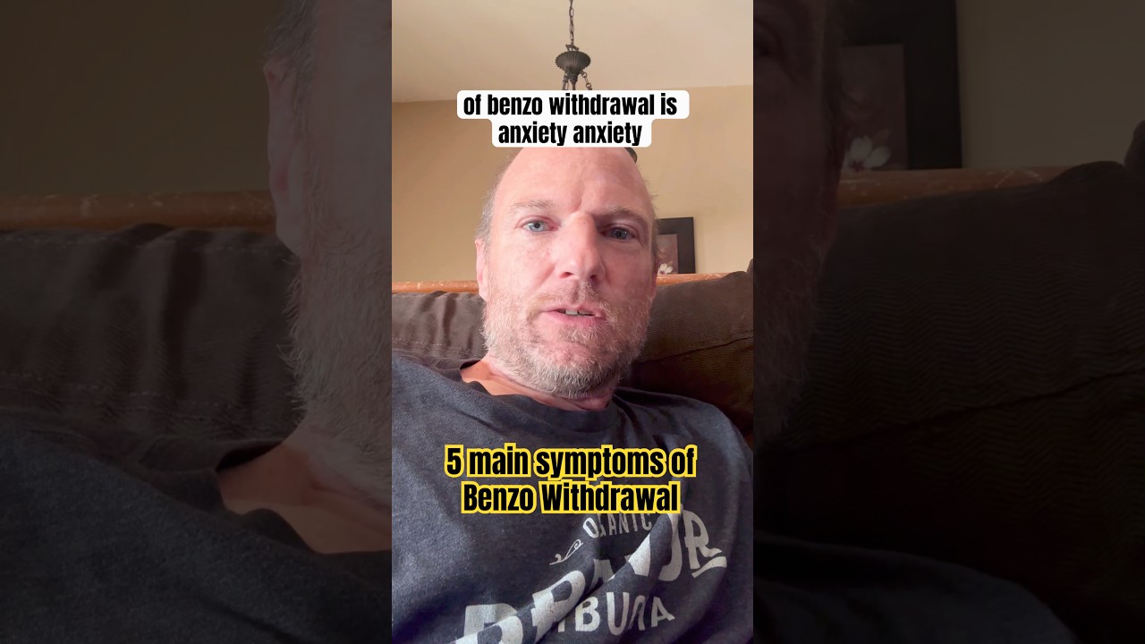 5 Symptoms of Benzo Withdrawal #benzo #benzowithdrawal #xanax #klonopin #valium #ativan