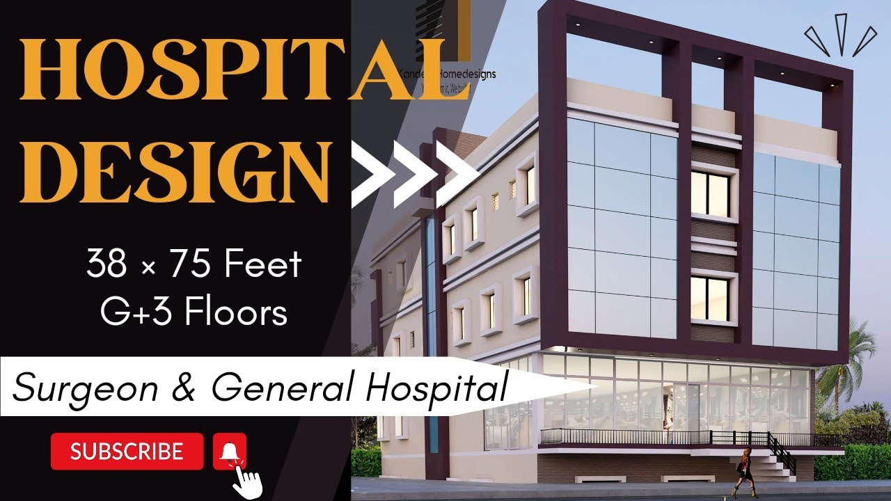 Best Hospital Plan in 38'x75' | Small Hospital Design | Clinic Design