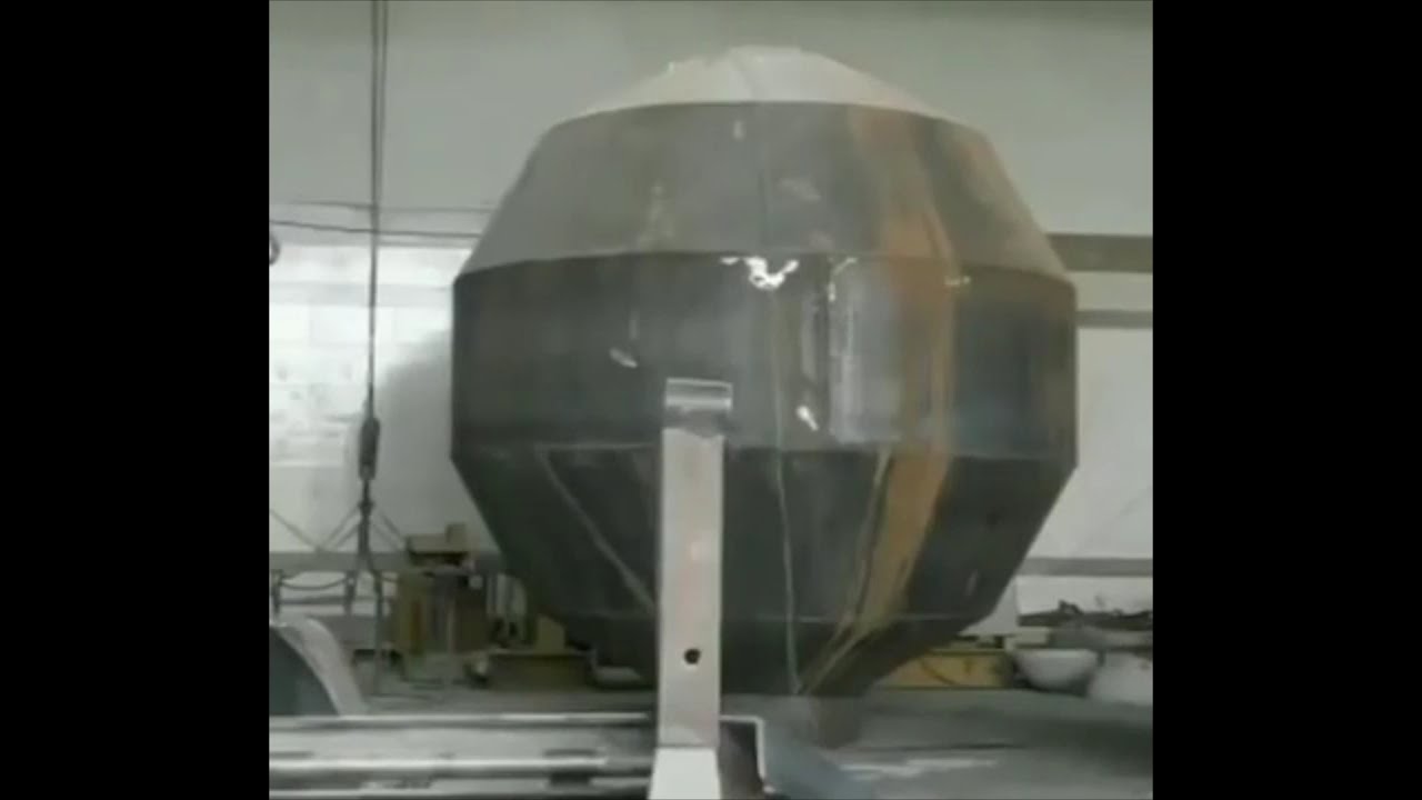Steel sphere explosive hydroforming