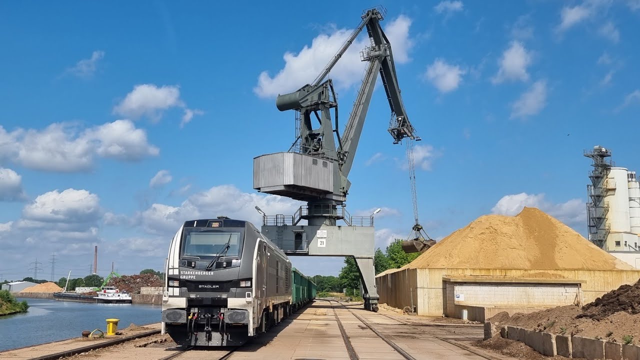 Aschaffenburg Bayernhafen von Eurodual bis Klv 53