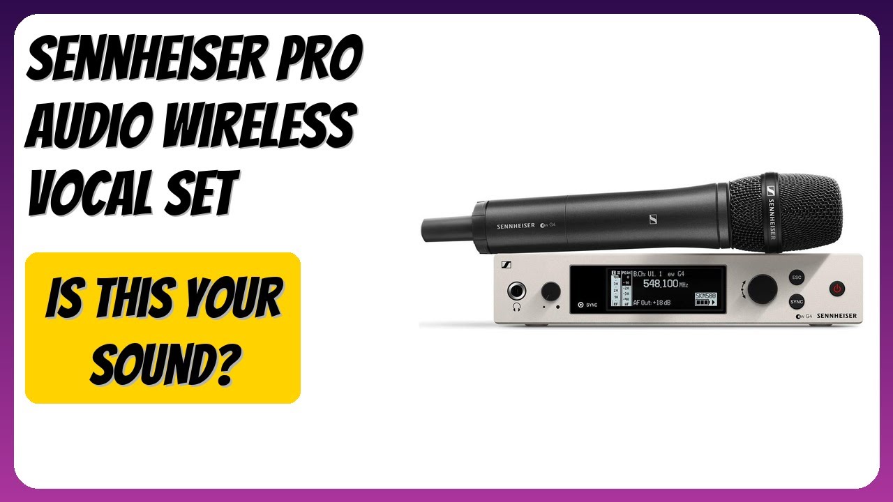 REVIEW (2026): Sennheiser Pro Audio Wireless Vocal Set. Features