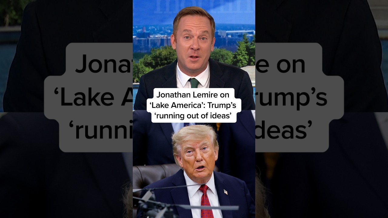 Jonathan Lemire on &lsquo;Lake America&rsquo;: Trump&rsquo;s &lsquo;running out of ideas&rsquo;