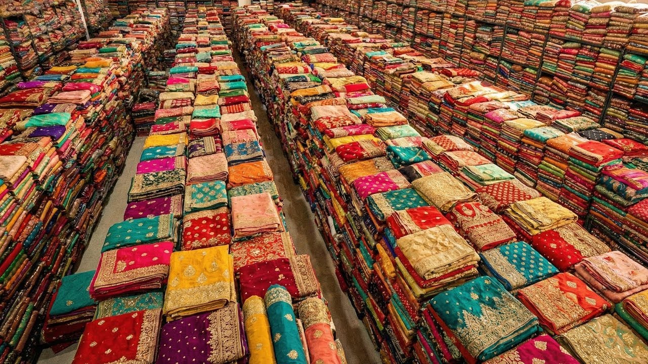1000 रुपए वाली साड़ी | मात्र 125/- रुपए से साड़ी | Silk Saree Manufacturer | Saree Manufacturer