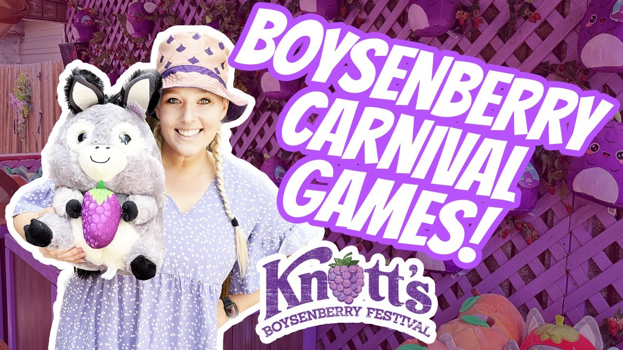 Sweet Carnival Game Wins at Knott's Boysenberry Festival!