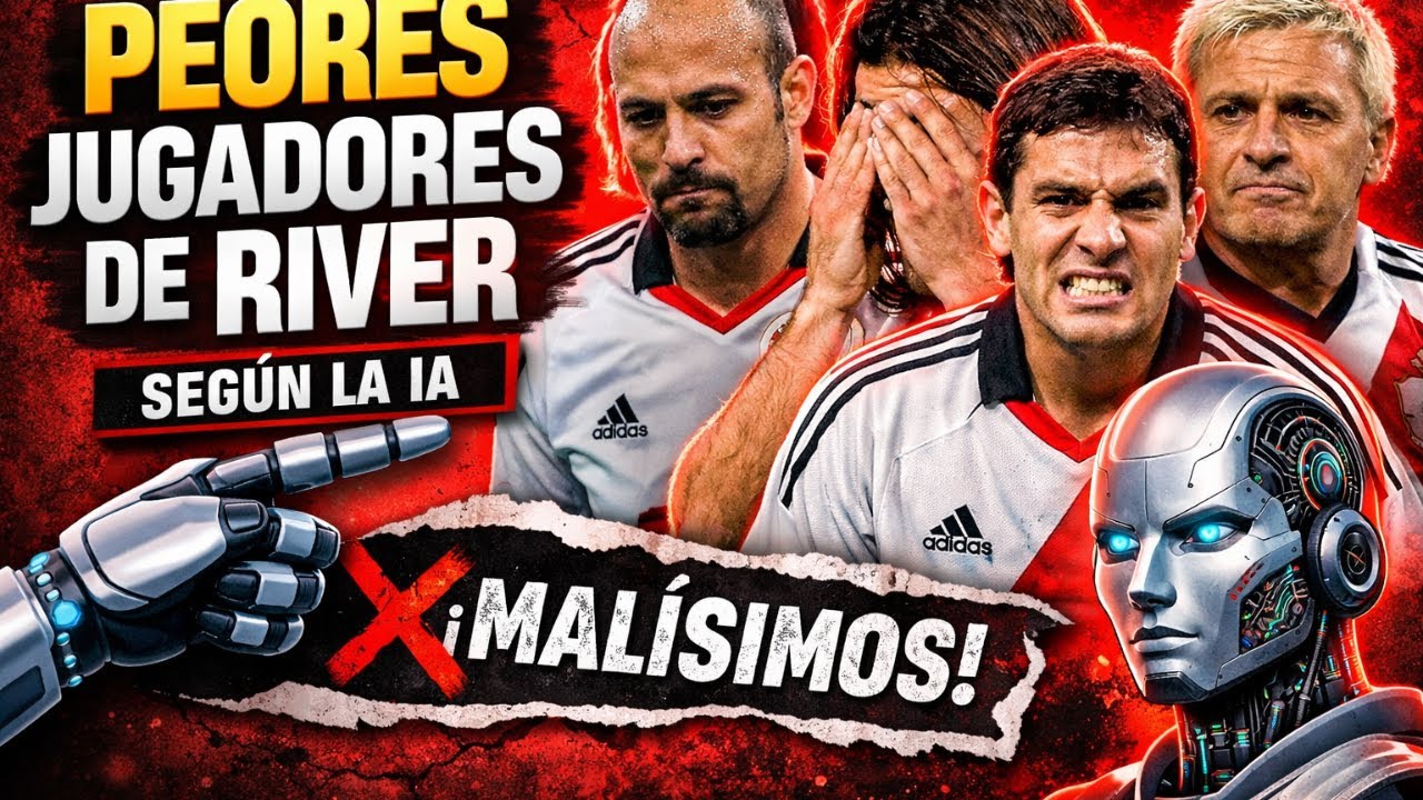 Los peores 11 jugadores que vistieron la camiseta de River Plate! *Segun la IA.