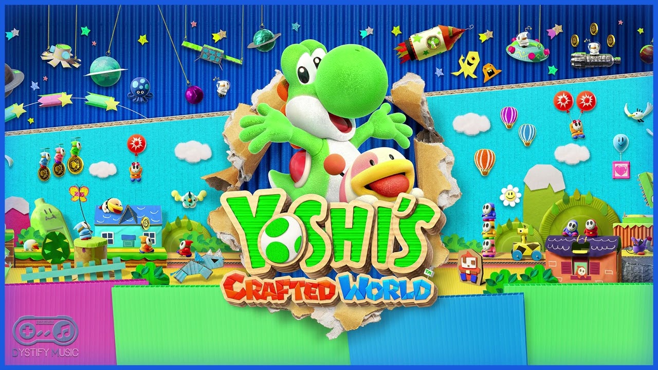 Map Theme Medley (World 1~5 Custom Medley) - Yoshi's Crafted World (Soundtrack)