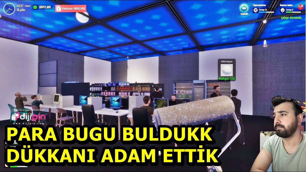 PARA BUGU BULDUKK ! DÜKKANI ADAM ETTİK YENİ BİLGİSAYARLAR ALDIM