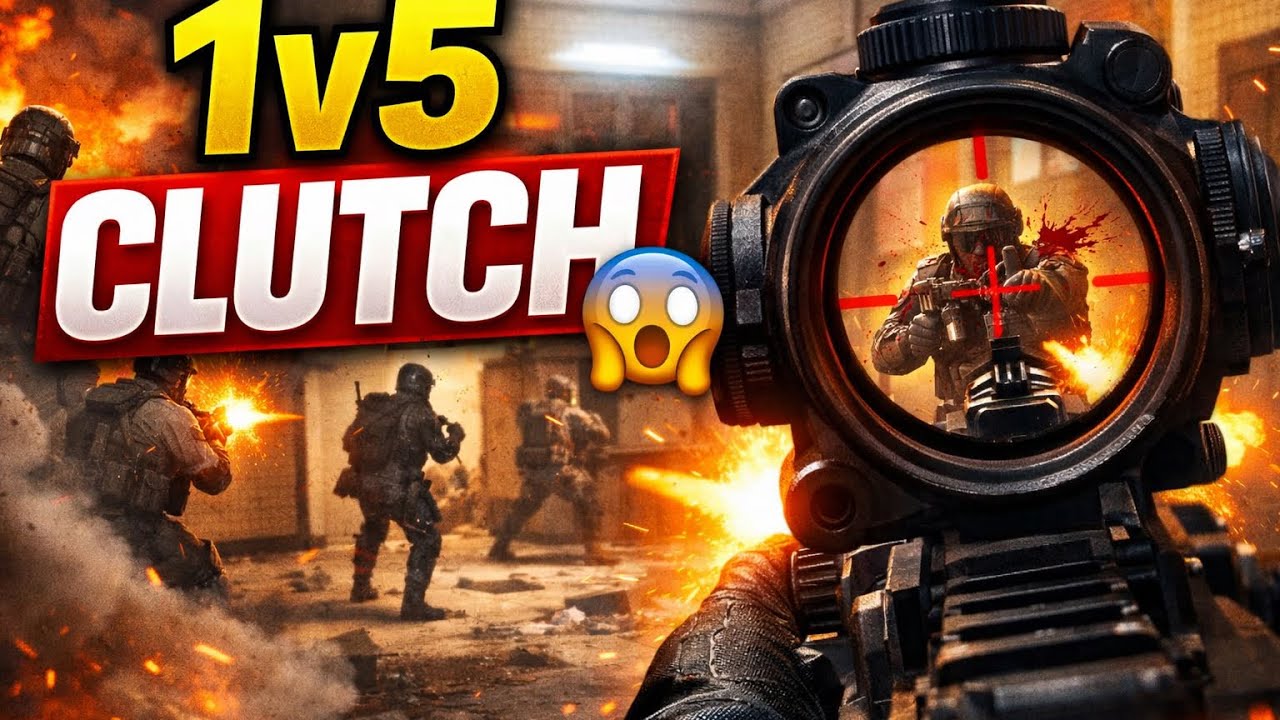 One mistake = Game Over! Watch this Rainbow Six Mobile clutch 😈🔥