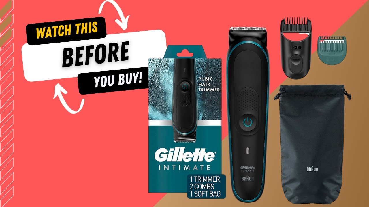Триммер для интимной зоны Gillette Intimate Men&rsquo;s Manscape для удаления волос в интимной зоне.